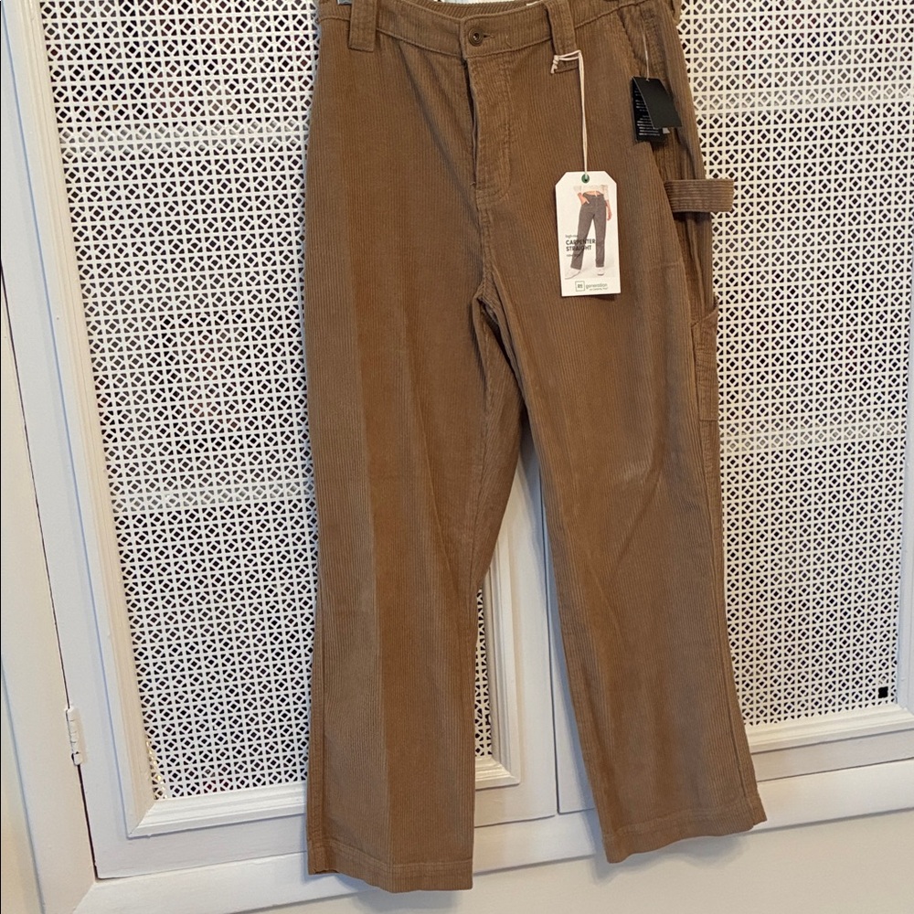 Classic Men's Brown Corduroy Trousers